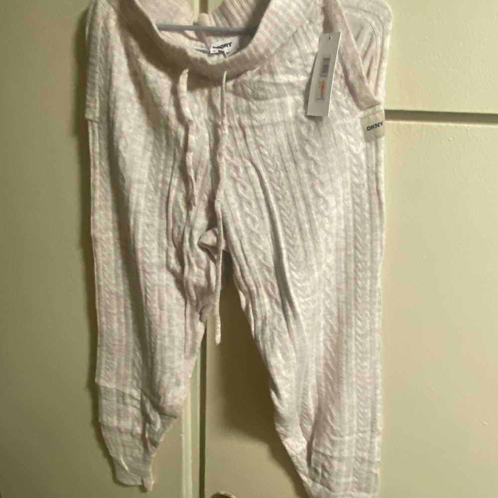 DKNY Cream Track Pants